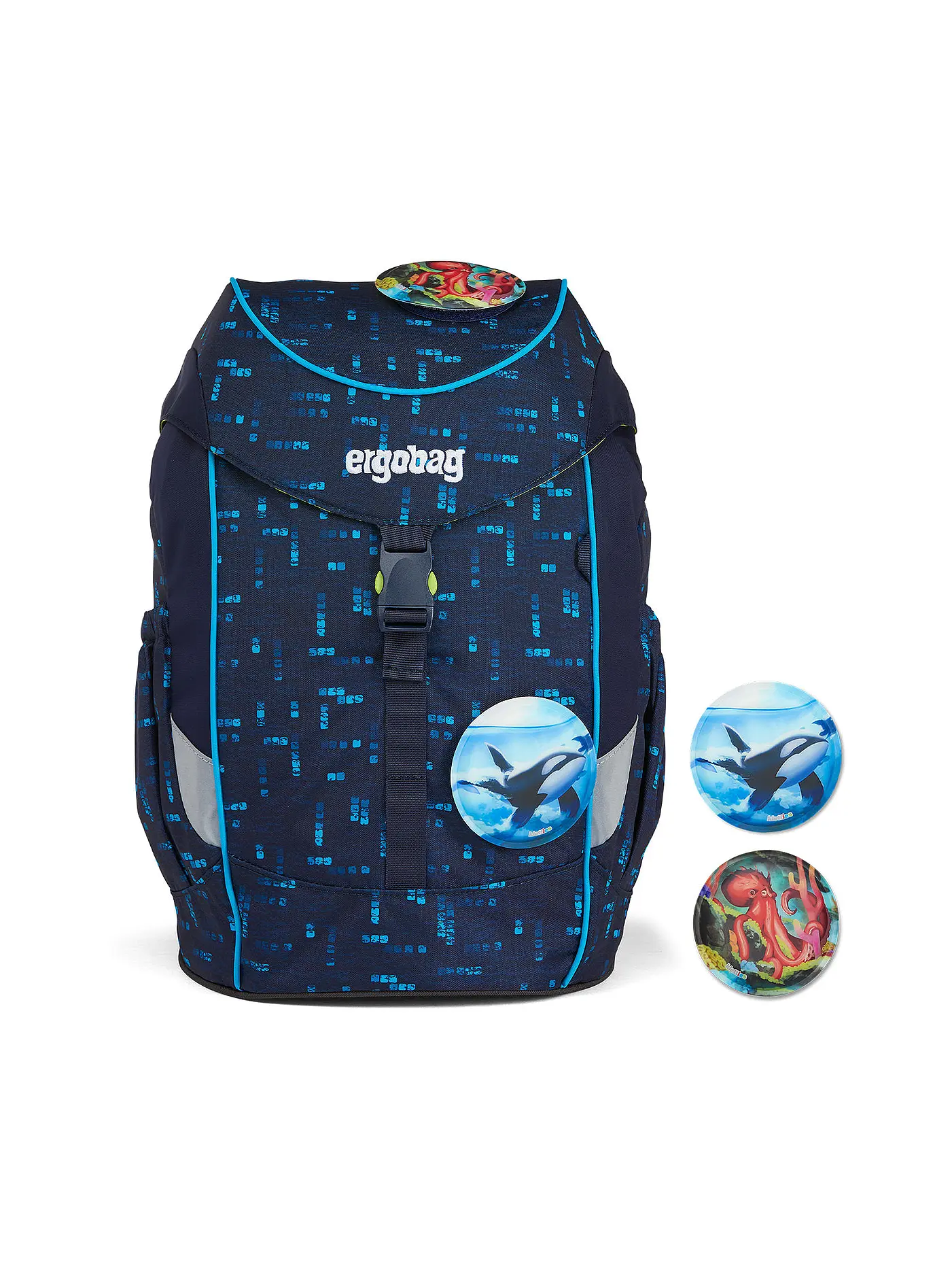 ERGOBAG | Kinder Rucksack Mini - TiefseetauchBär | 